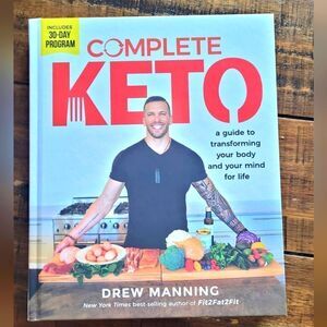 NWT Complete Keto Info & Recipe Book Drew Manning